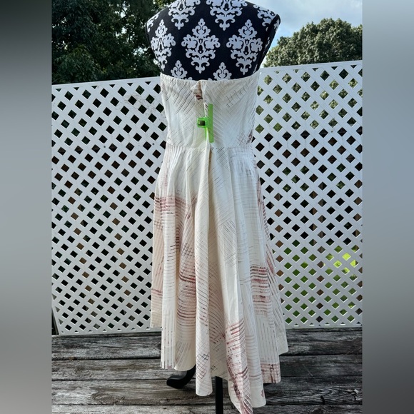 WHBM Asymmetrical Strapless Dress - Picture 3 of 4